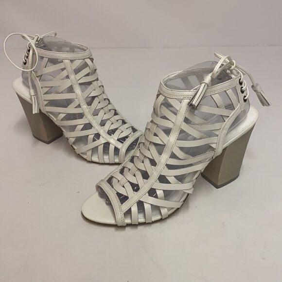 SBICCA MANITOU LEATHER ANKLE STRAP GLADIATOR SANDALS A10 - Picture 3 of 13